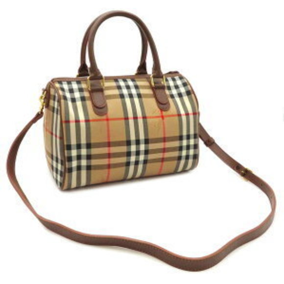 BURBERRY Bag Check Shoulder Beige Nova Mini - Picture 2 of 10